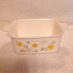 Corning ware 1.5 qt baking dish casserole collectible Corning floral bou…